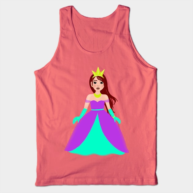 Little Princess Tank Top by Ebony T-shirts